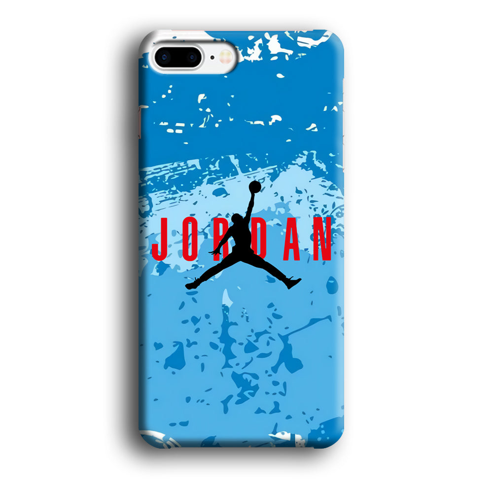 Air Jordan Blue Abstract iPhone 8 Plus Case