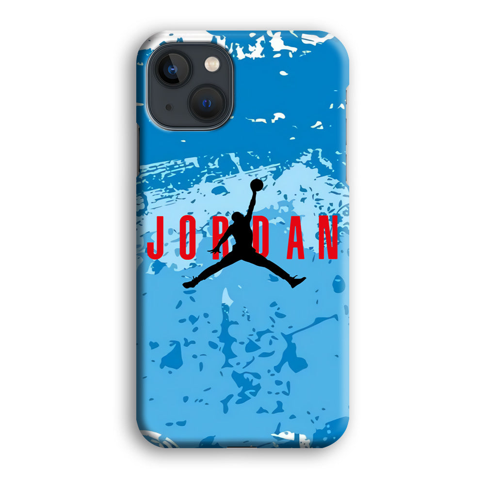 Air Jordan Blue Abstract iPhone 13 Case