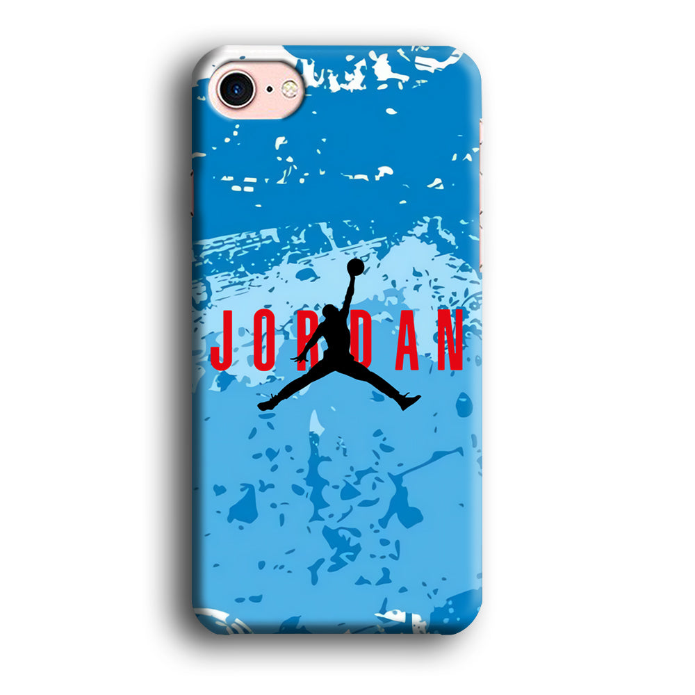 Air Jordan Blue Abstract iPhone 8 Case