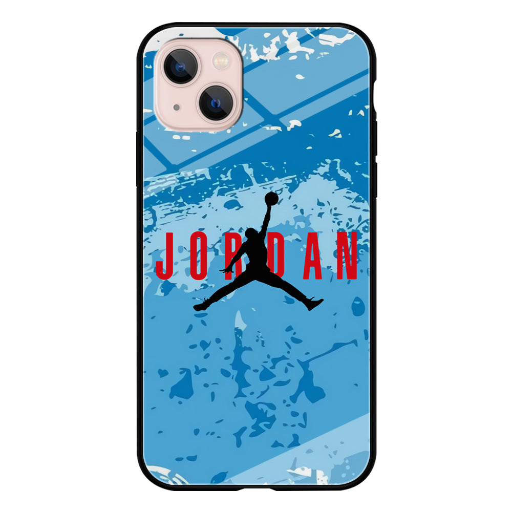 Air Jordan Blue Abstract iPhone 13 Case