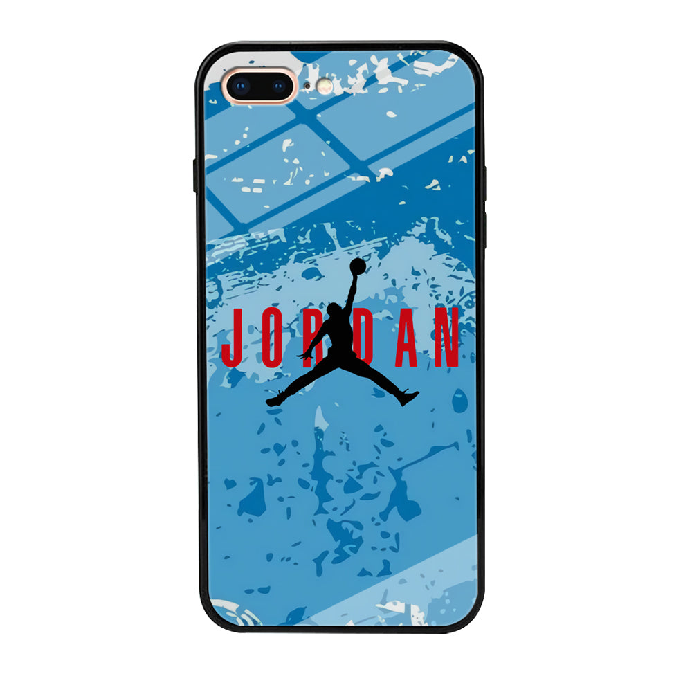 Air Jordan Blue Abstract iPhone 8 Plus Case