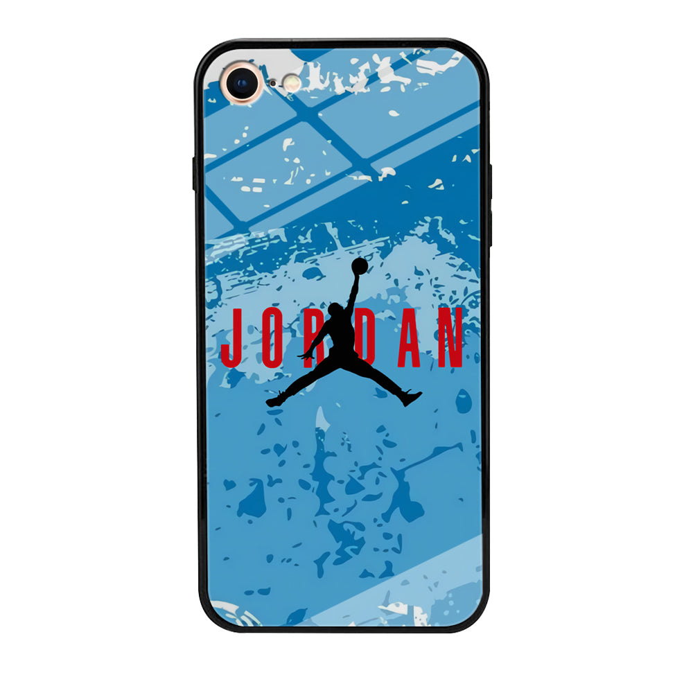 Air Jordan Blue Abstract iPhone 8 Case