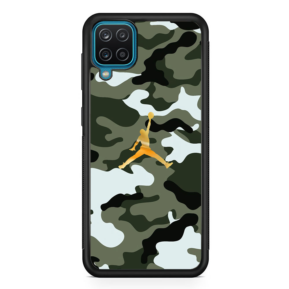 Air Jordan Camo Forest Beast Samsung Galaxy A12 Case