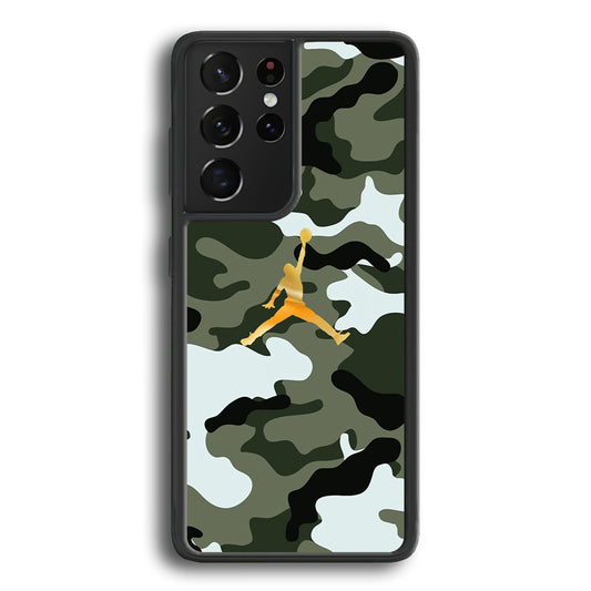 Air Jordan Camo Forest Beast Samsung Galaxy S21 Ultra Case