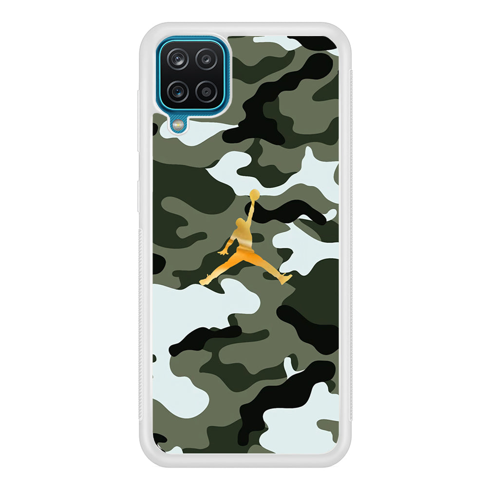 Air Jordan Camo Forest Beast Samsung Galaxy A12 Case