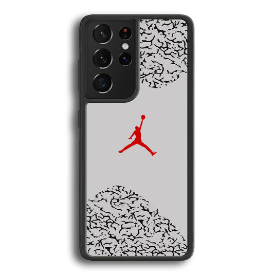 Air Jordan Cement Grey Samsung Galaxy S21 Ultra Case