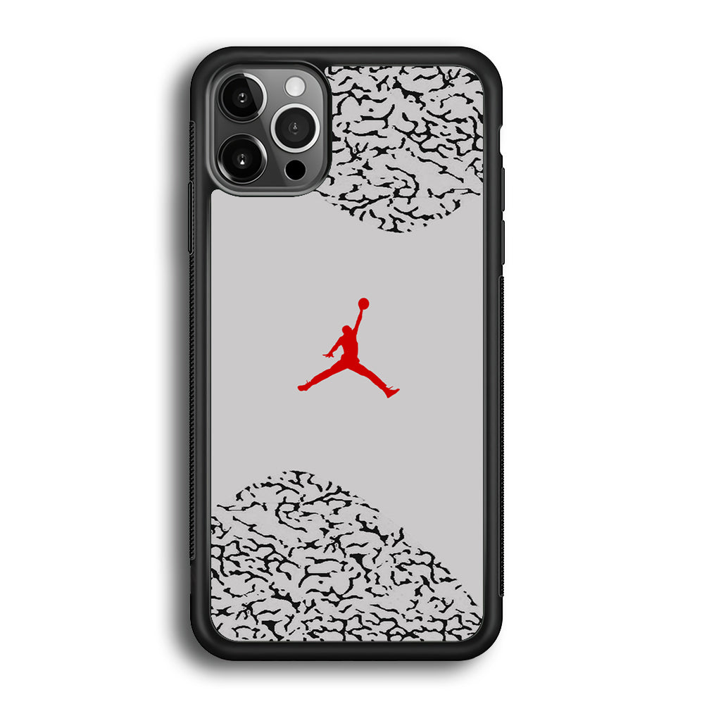 Air Jordan Cement Grey iPhone 12 Pro Max Case