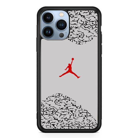 Air Jordan Cement Grey iPhone 13 Pro Max Case