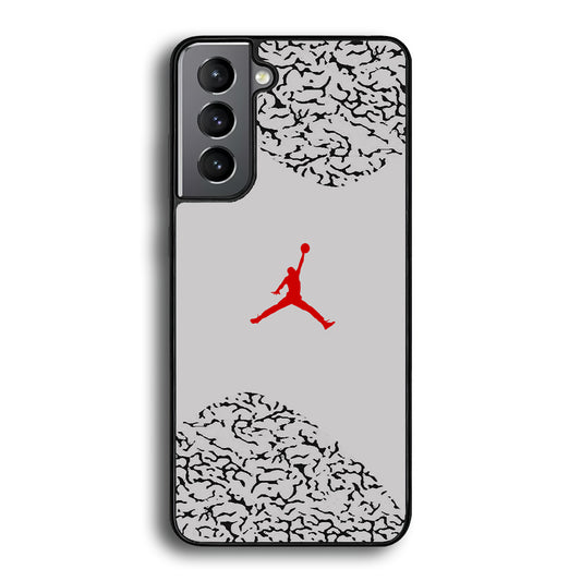 Air Jordan Cement Grey Samsung Galaxy S21 Plus Case - Carneyforia