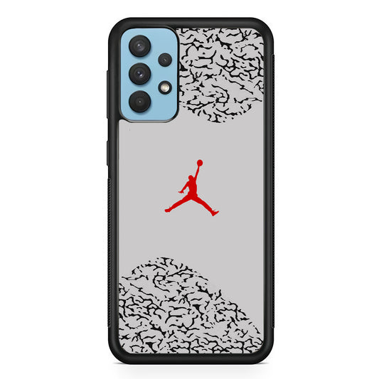 Air Jordan Cement Grey Samsung Galaxy A32 Case