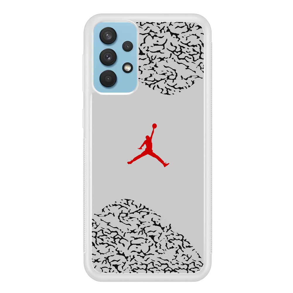 Air Jordan Cement Grey Samsung Galaxy A32 Case