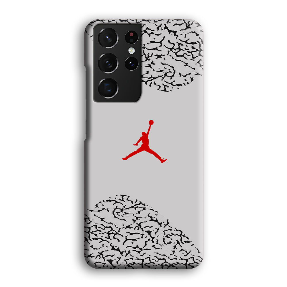 Air Jordan Cement Grey Samsung Galaxy S21 Ultra Case