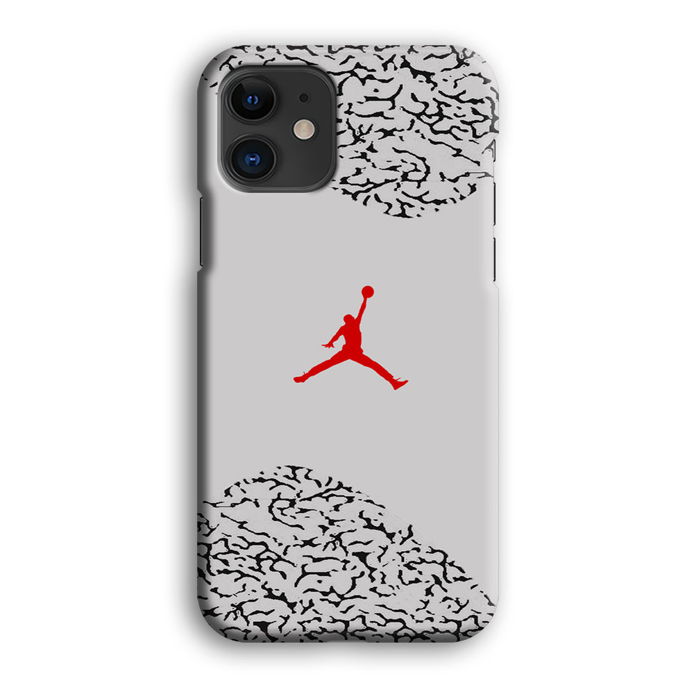 Air Jordan Cement Grey iPhone 12 Case