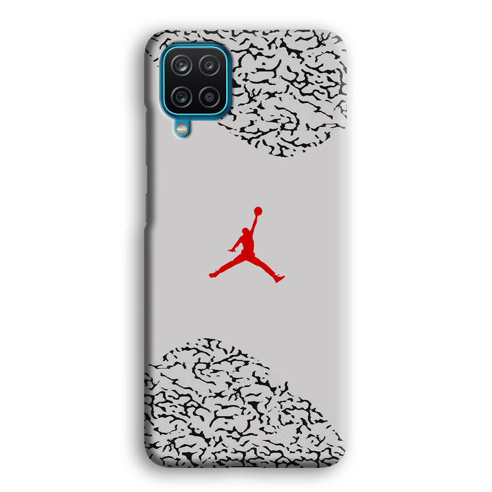 Air Jordan Cement Grey Samsung Galaxy A12 Case