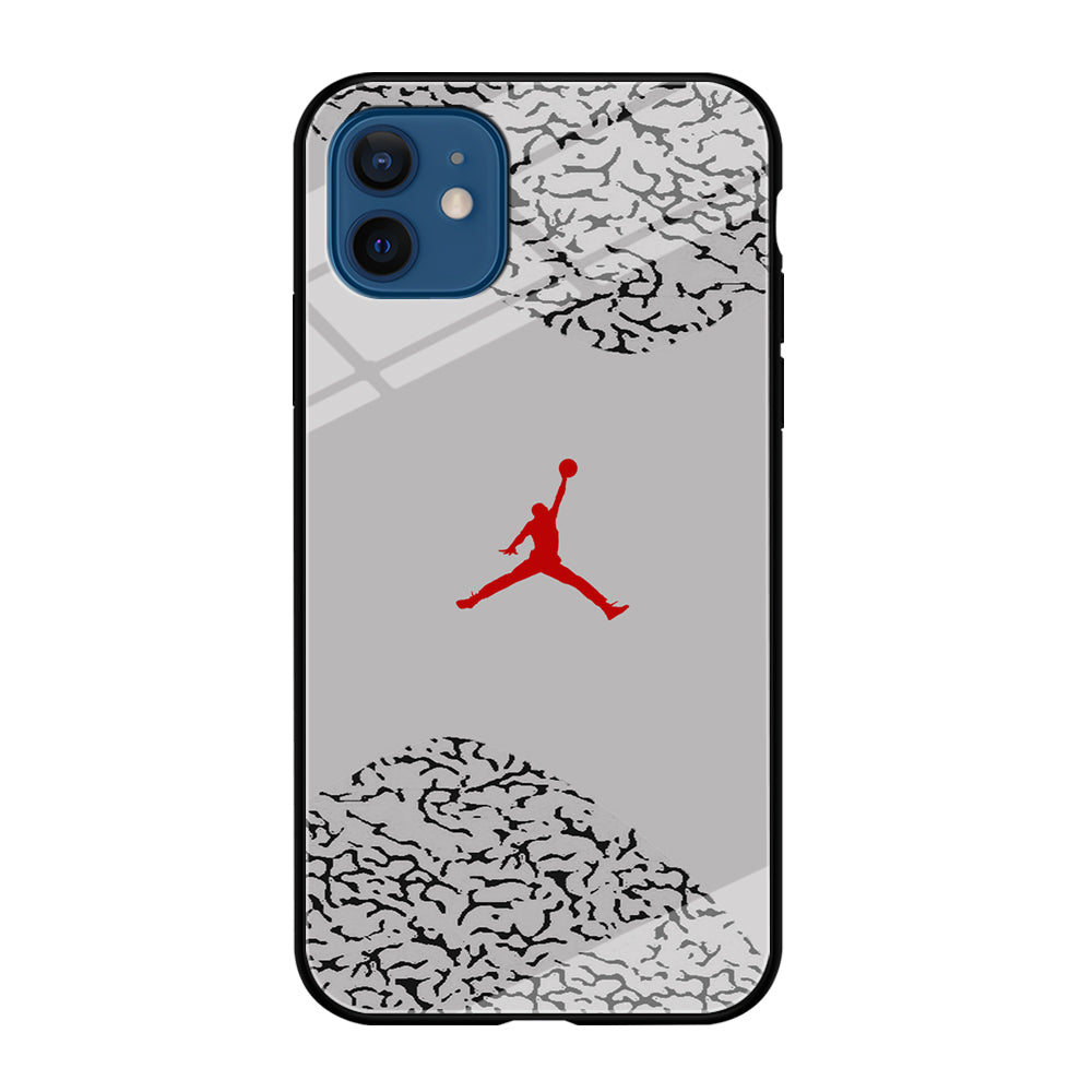 Air Jordan Cement Grey iPhone 12 Case