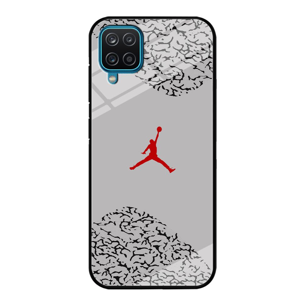 Air Jordan Cement Grey Samsung Galaxy A12 Case