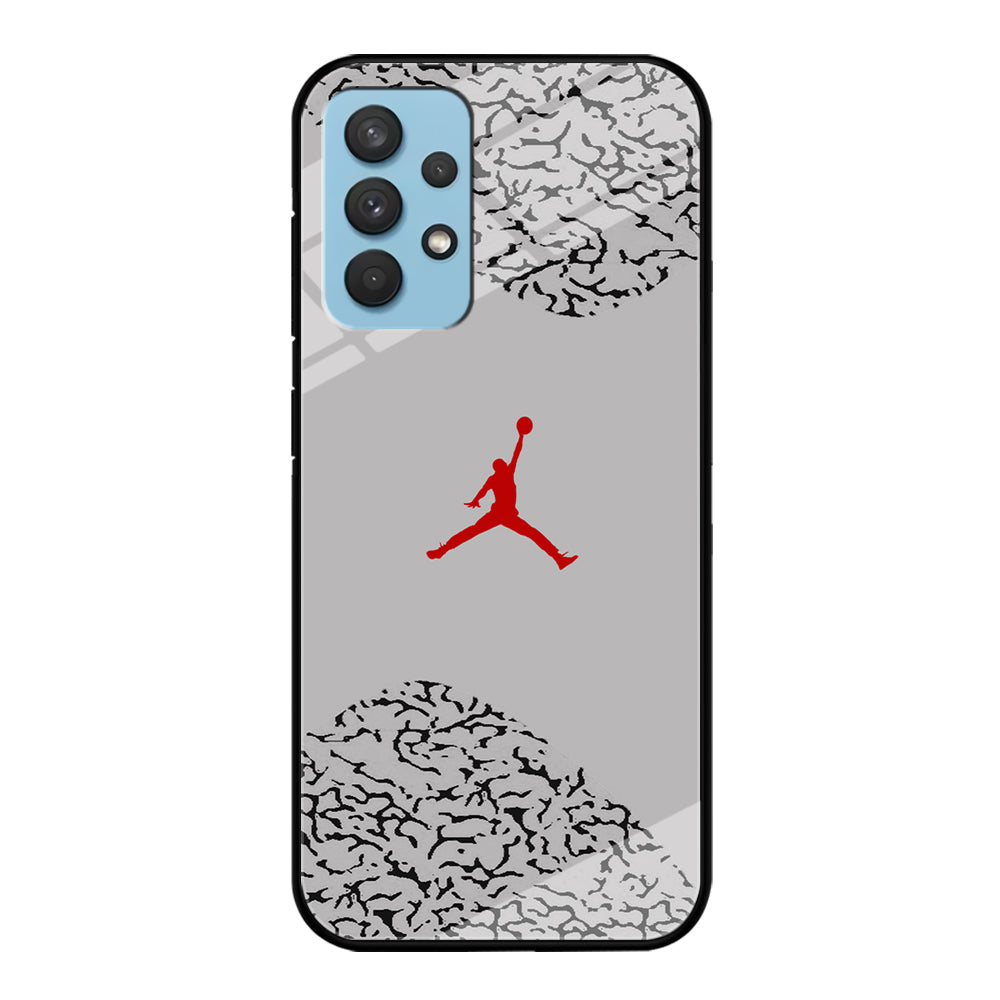 Air Jordan Cement Grey Samsung Galaxy A32 Case