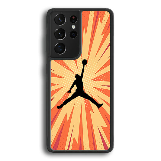 Air Jordan Comic Effect Samsung Galaxy S21 Ultra Case - Carneyforia