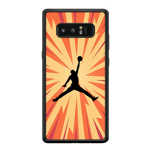 Air Jordan Comic Effect Samsung Galaxy Note 8 Case