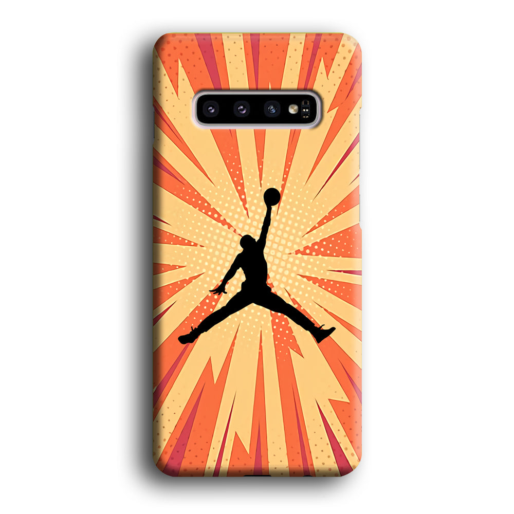 Air Jordan Comic Effect Samsung Galaxy S10 Case