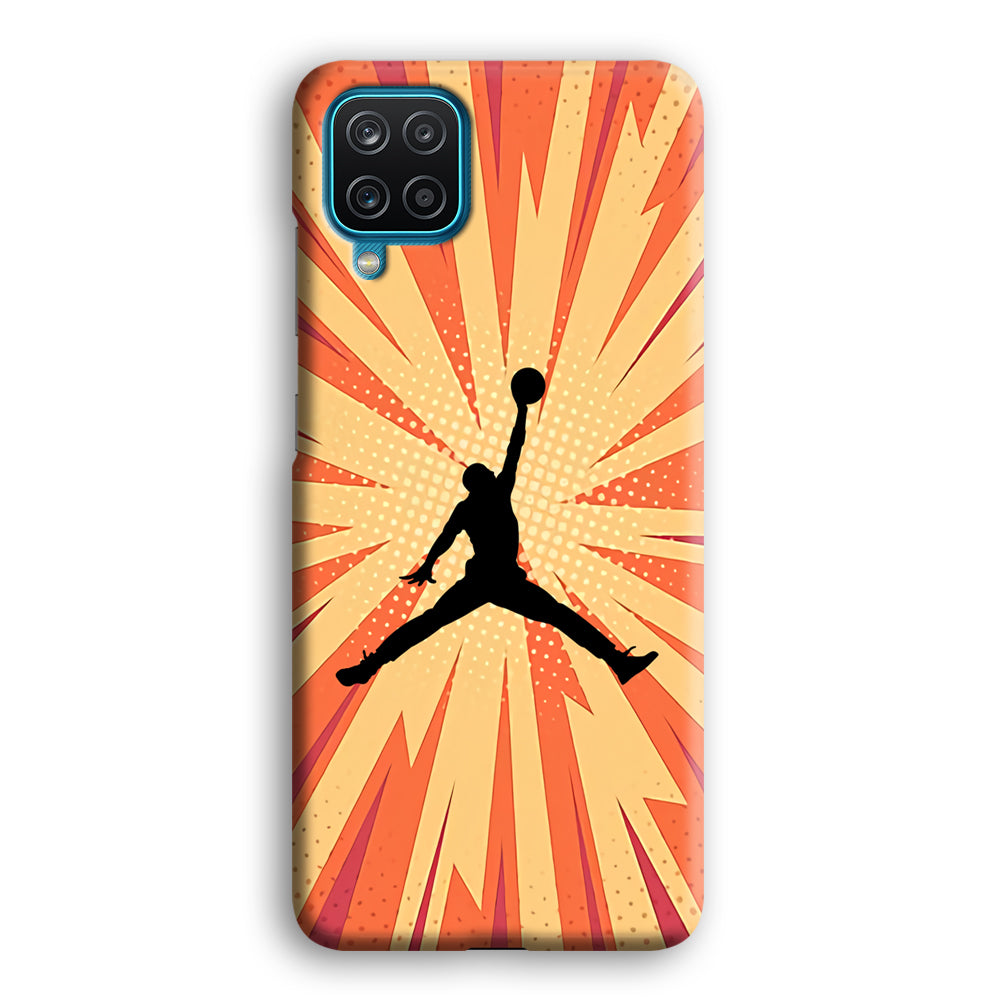 Air Jordan Comic Effect Samsung Galaxy A12 Case