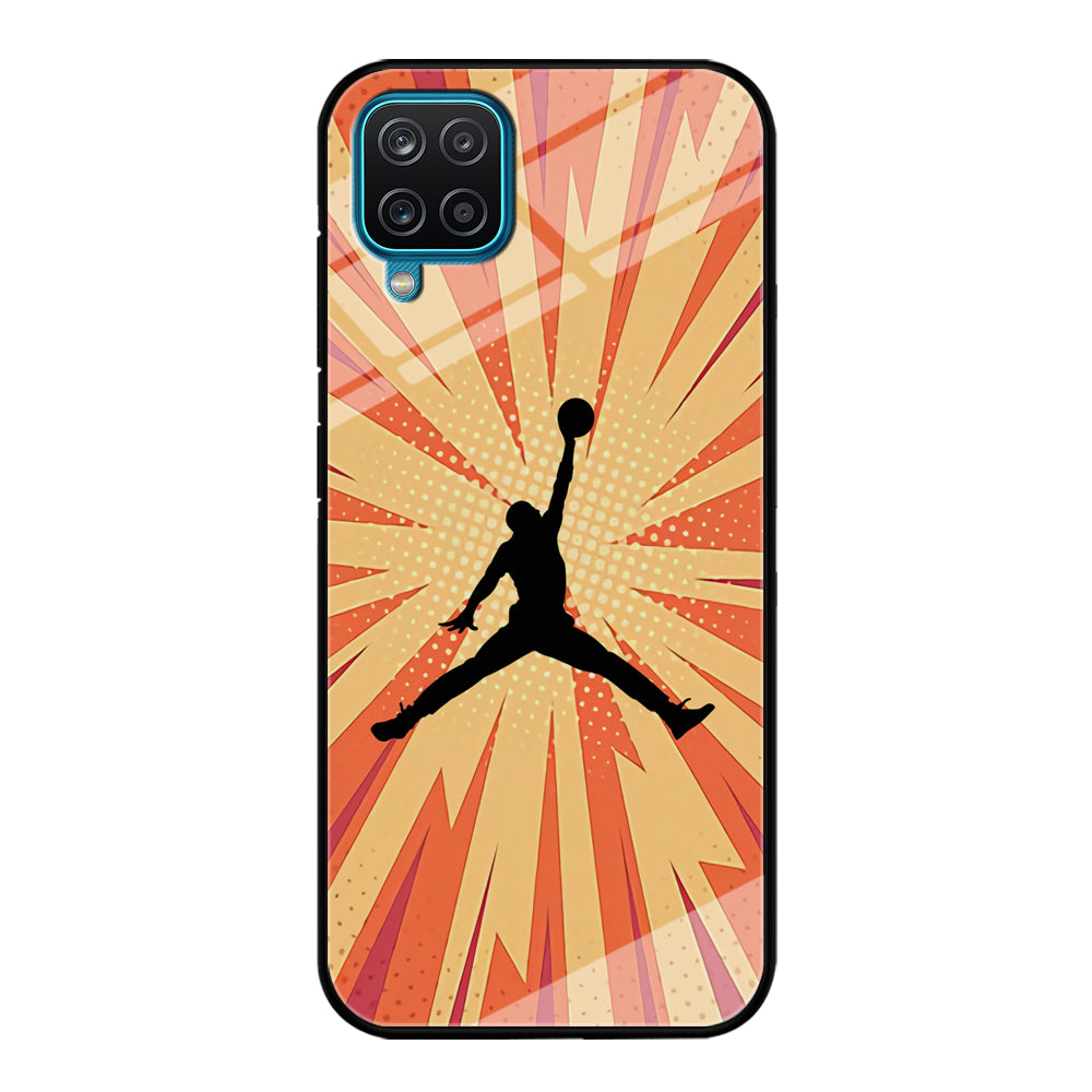 Air Jordan Comic Effect Samsung Galaxy A12 Case