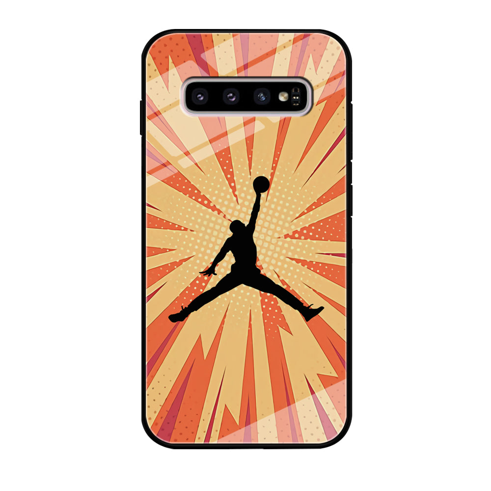 Air Jordan Comic Effect Samsung Galaxy S10 Case