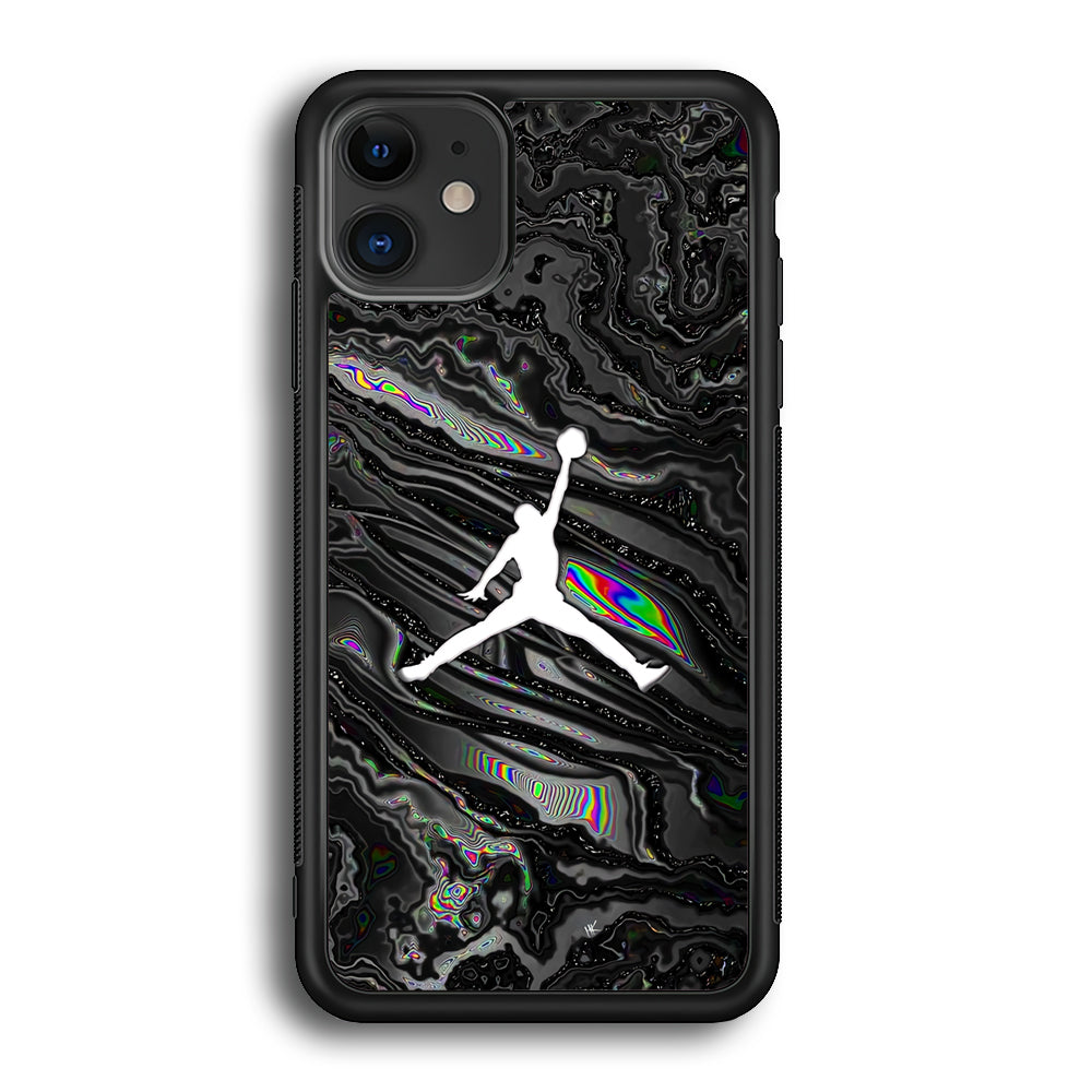 Air Jordan Dark Grey Marble iPhone 12 Case