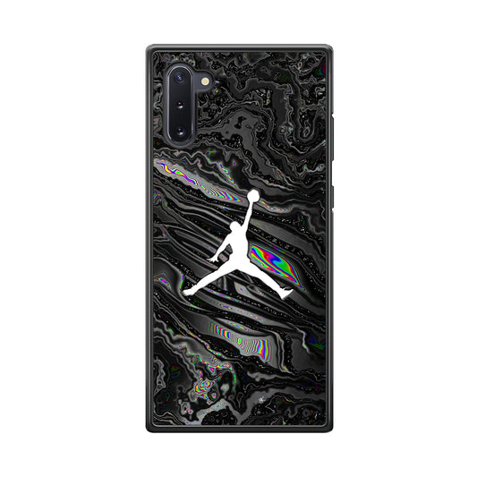 Air Jordan Dark Grey Marble Samsung Galaxy Note 10 Case