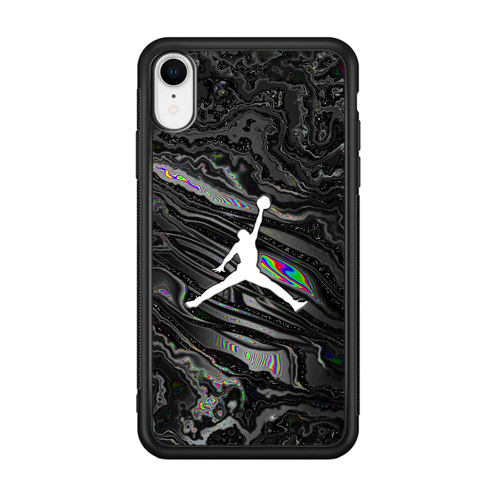 Air Jordan Dark Grey Marble iPhone XR Case
