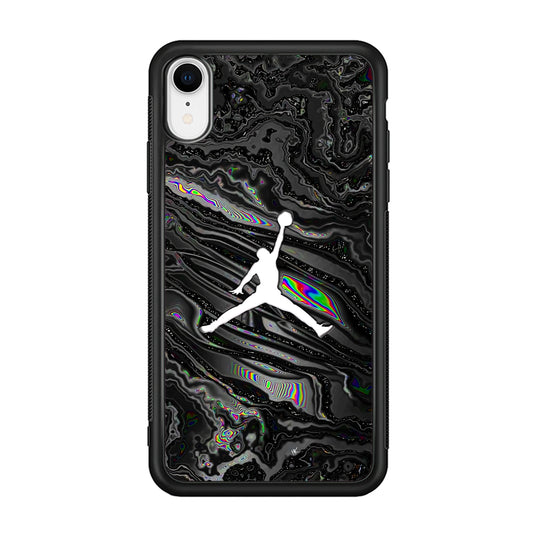 Air Jordan Dark Grey Marble iPhone XR Case