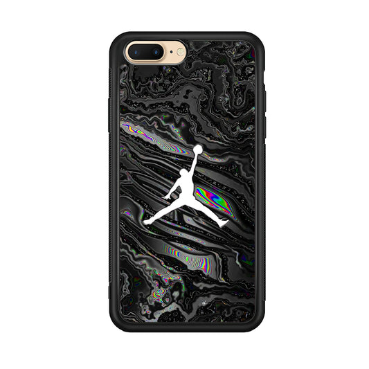 Air Jordan Dark Grey Marble iPhone 8 Plus Case