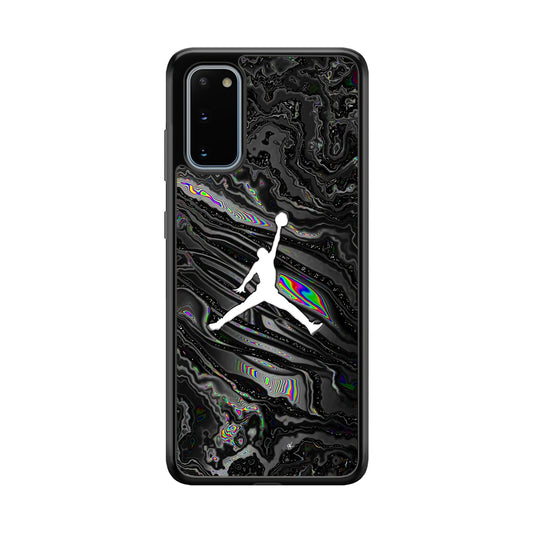Air Jordan Dark Grey Marble Samsung Galaxy S20 Case