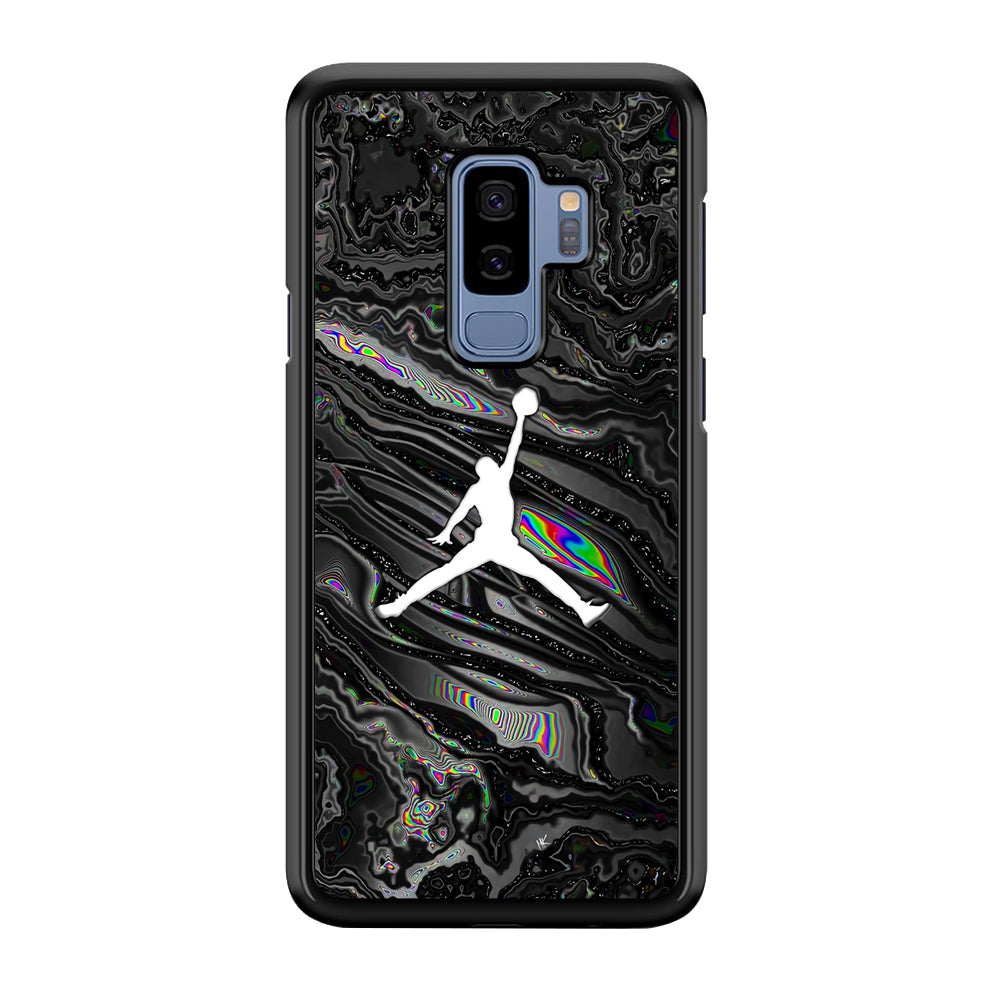 Air Jordan Dark Grey Marble Samsung Galaxy S9 Plus Case