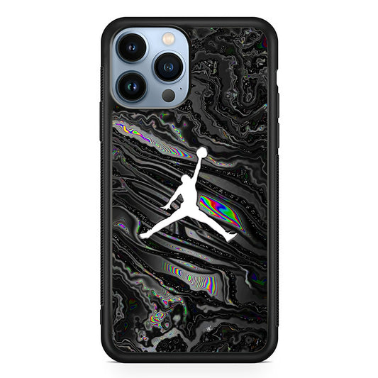 Air Jordan Dark Grey Marble iPhone 13 Pro Max Case