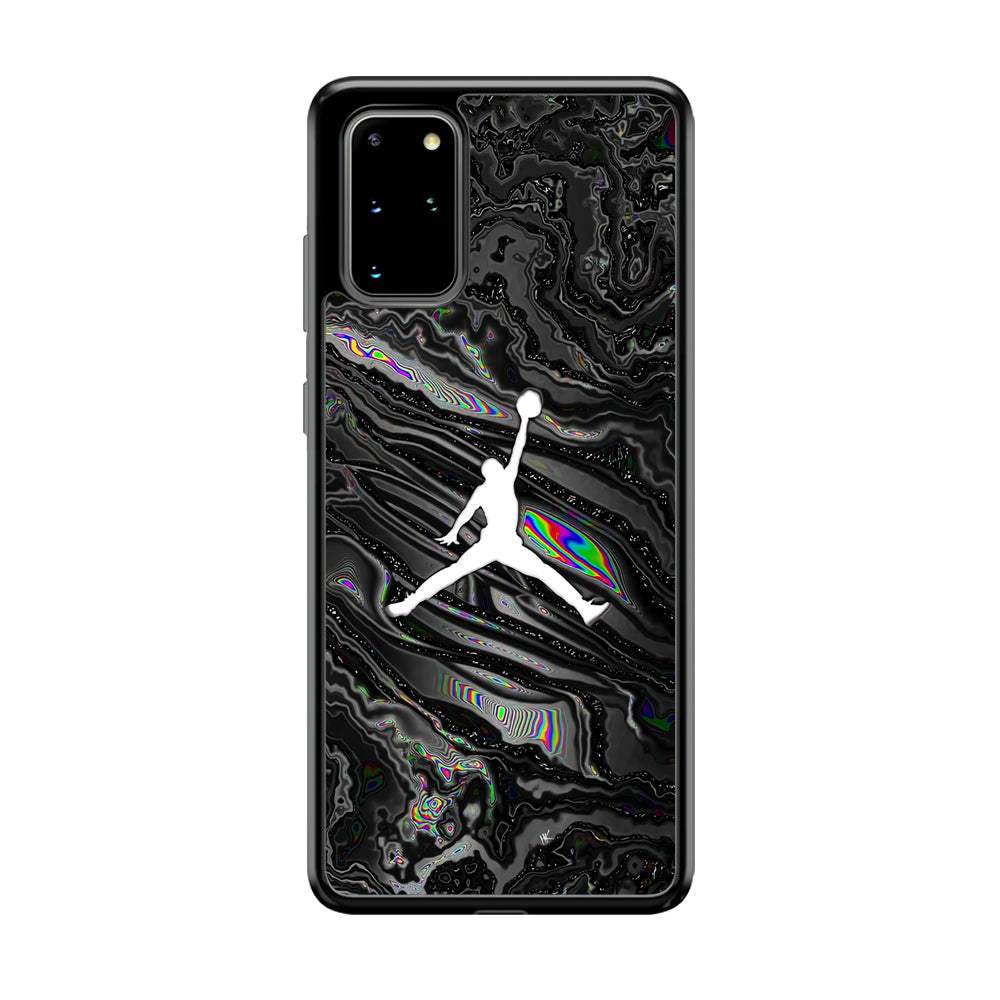 Air Jordan Dark Grey Marble Samsung Galaxy S20 Plus Case