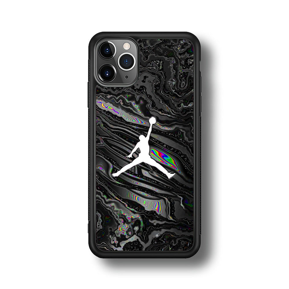 Air Jordan Dark Grey Marble iPhone 11 Pro Case