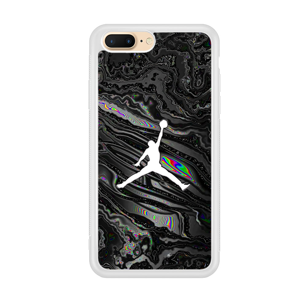 Air Jordan Dark Grey Marble iPhone 8 Plus Case