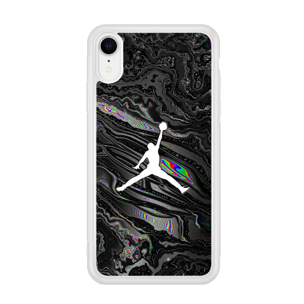 Air Jordan Dark Grey Marble iPhone XR Case