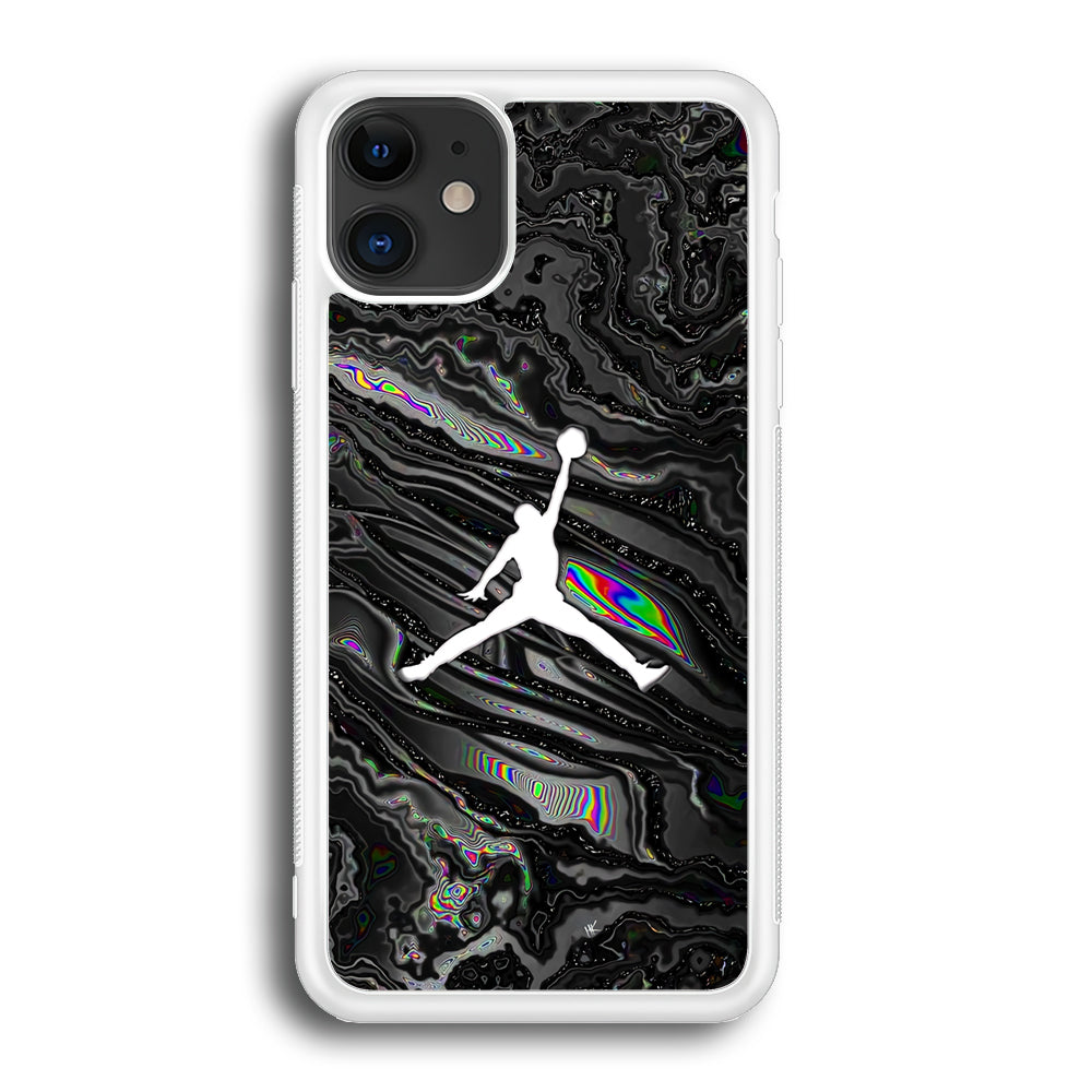 Air Jordan Dark Grey Marble iPhone 12 Case