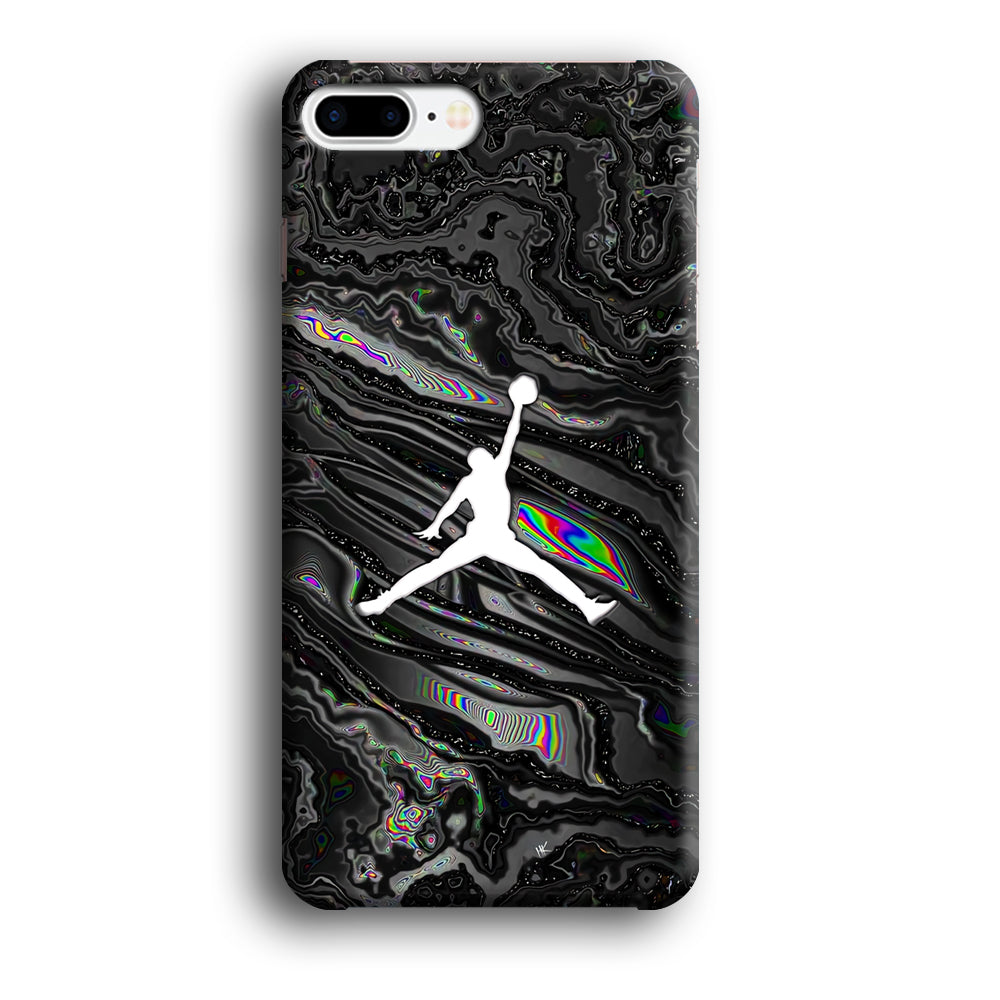 Air Jordan Dark Grey Marble iPhone 8 Plus Case