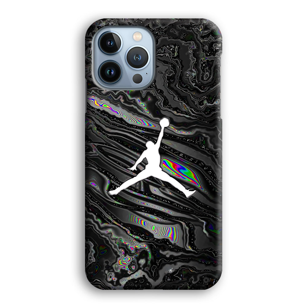 Air Jordan Dark Grey Marble iPhone 13 Pro Max Case