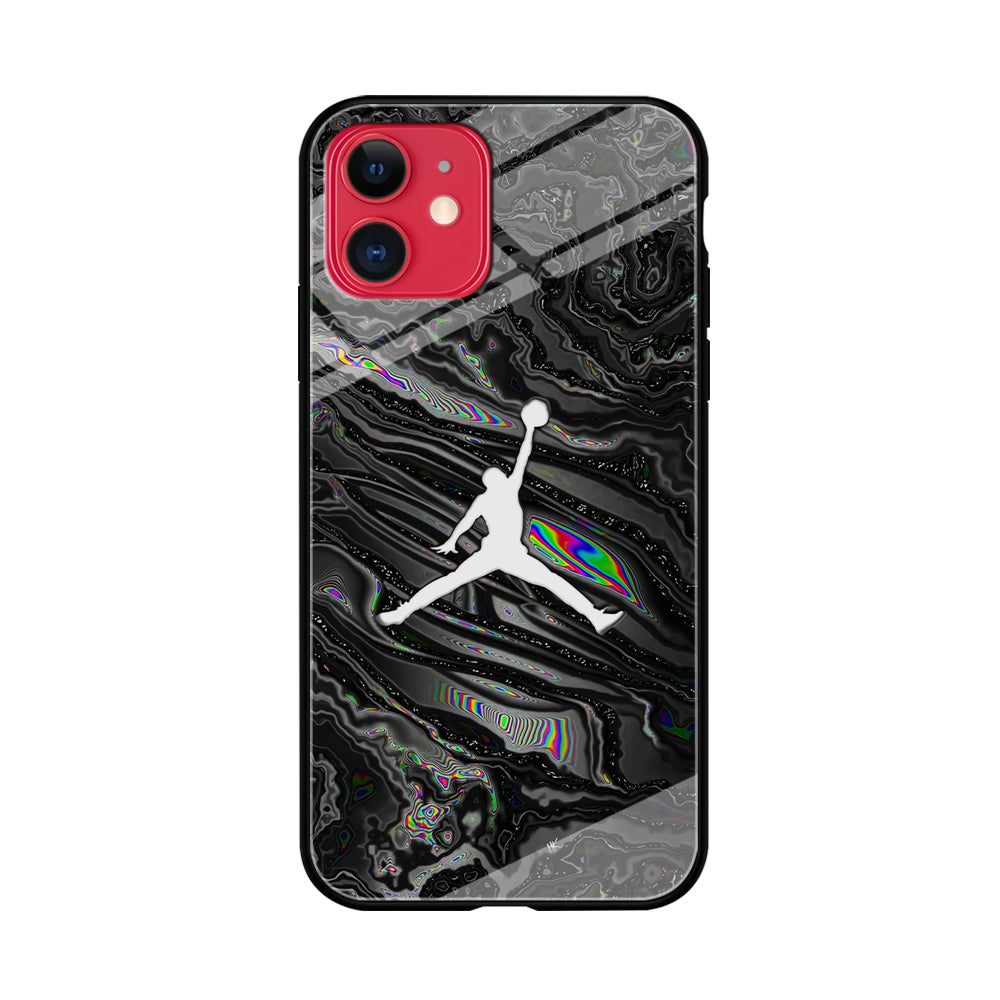 Air Jordan Dark Grey Marble iPhone 11 Case