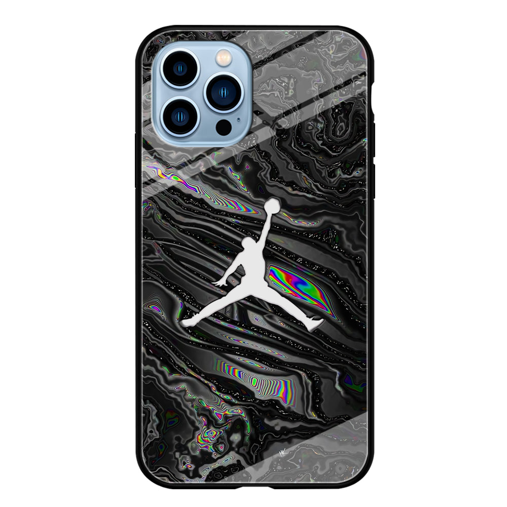 Air Jordan Dark Grey Marble iPhone 13 Pro Max Case