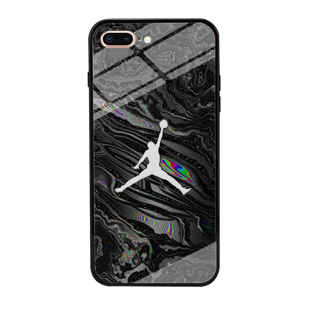 Air Jordan Dark Grey Marble iPhone 8 Plus Case