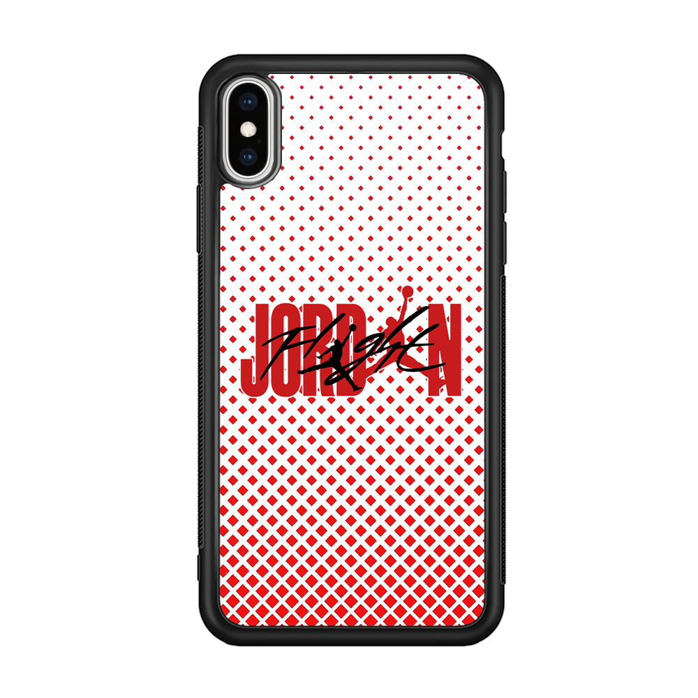 Air Jordan Diamond Shape Gradation iPhone XS Case