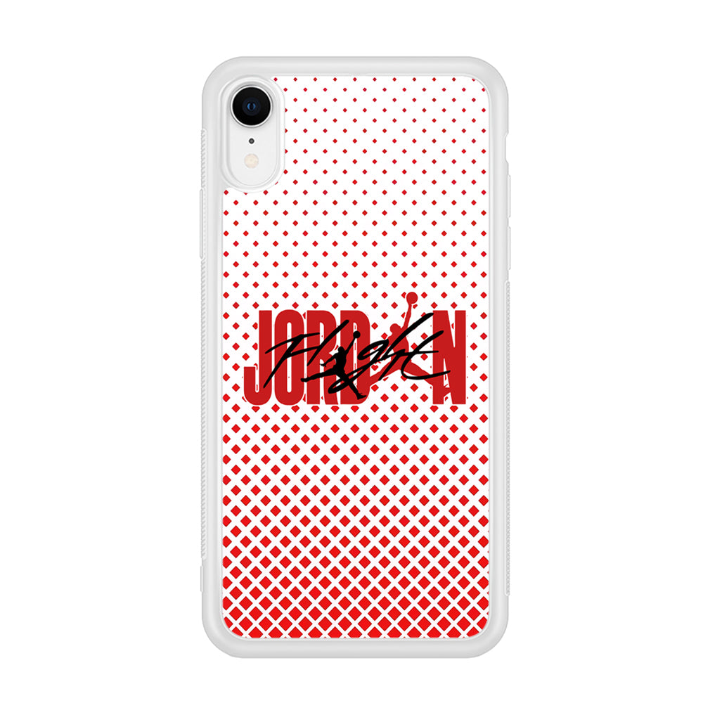 Air Jordan Diamond Shape Gradation iPhone XR Case