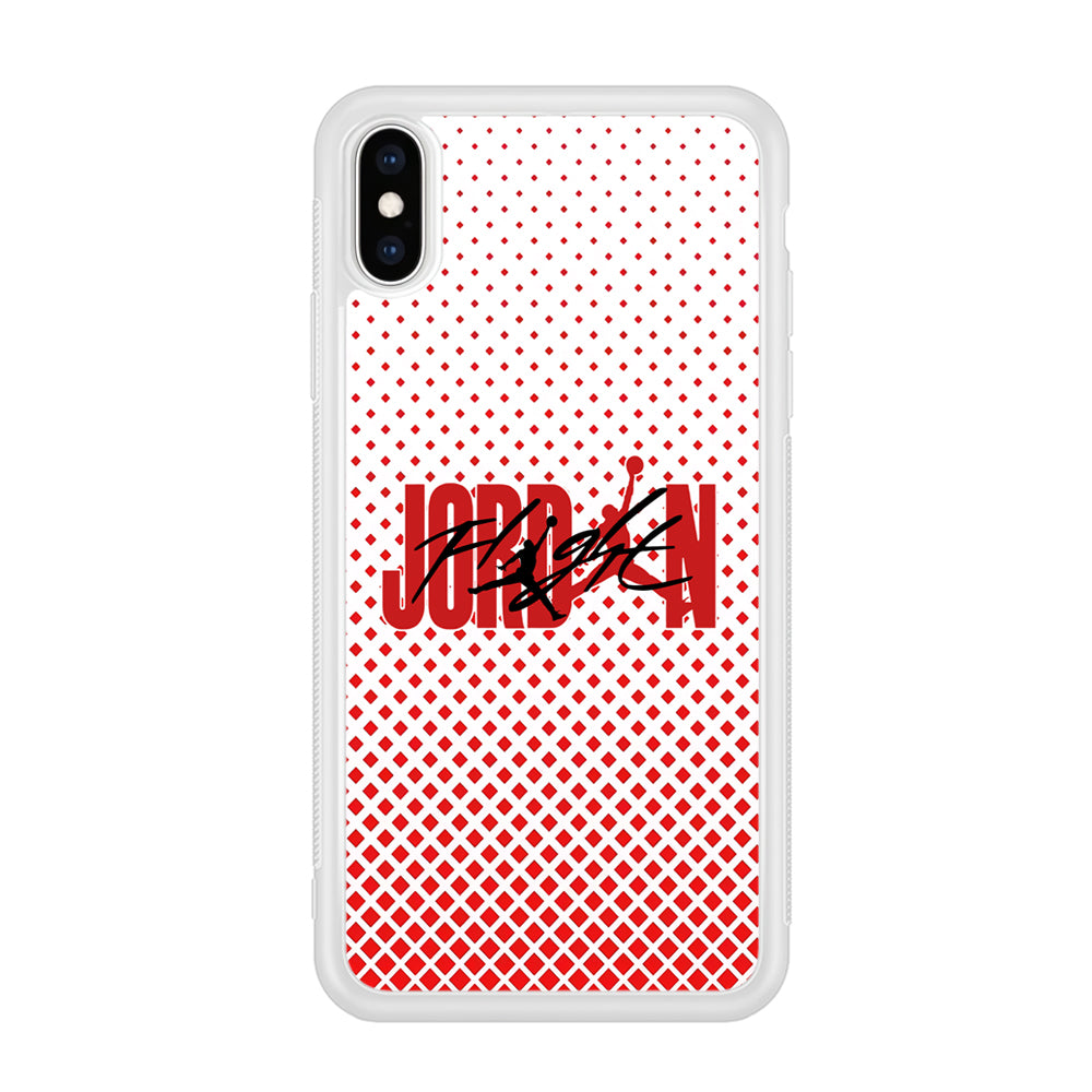 Air Jordan Diamond Shape Gradation iPhone XS Case