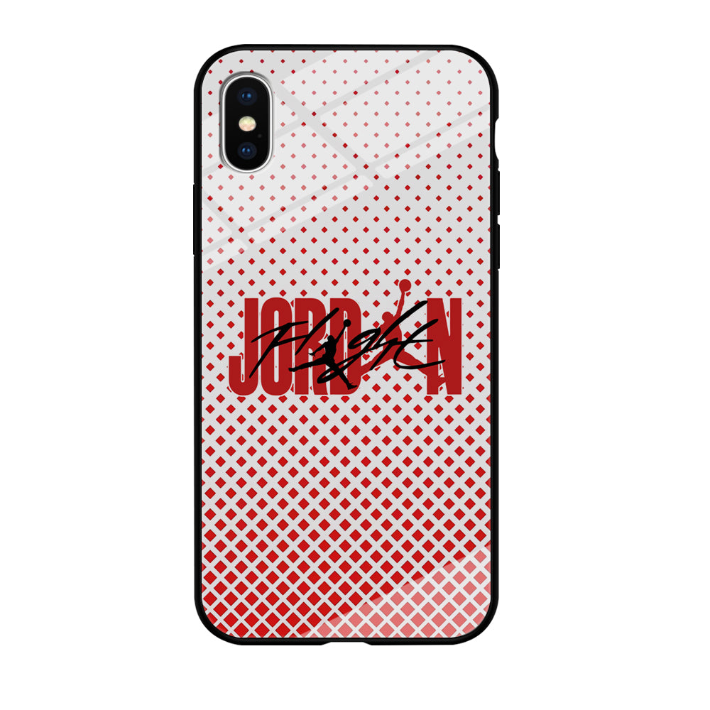 Air Jordan Diamond Shape Gradation iPhone XS Case