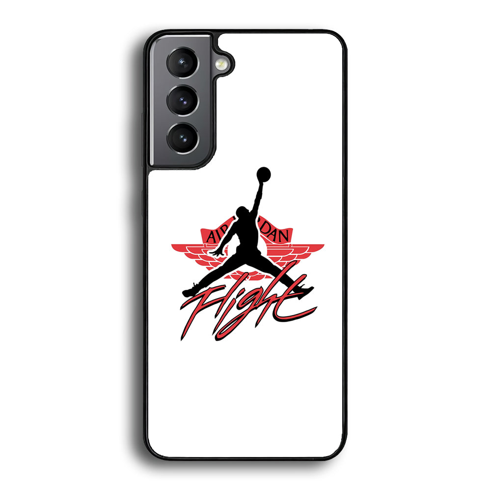 Air Jordan Flight Logo Samsung Galaxy S21 Plus Case - Carneyforia
